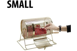 Brass Raffle Drum Small 