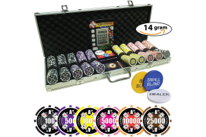 4 Ace Casino Poker Chip Set 500 