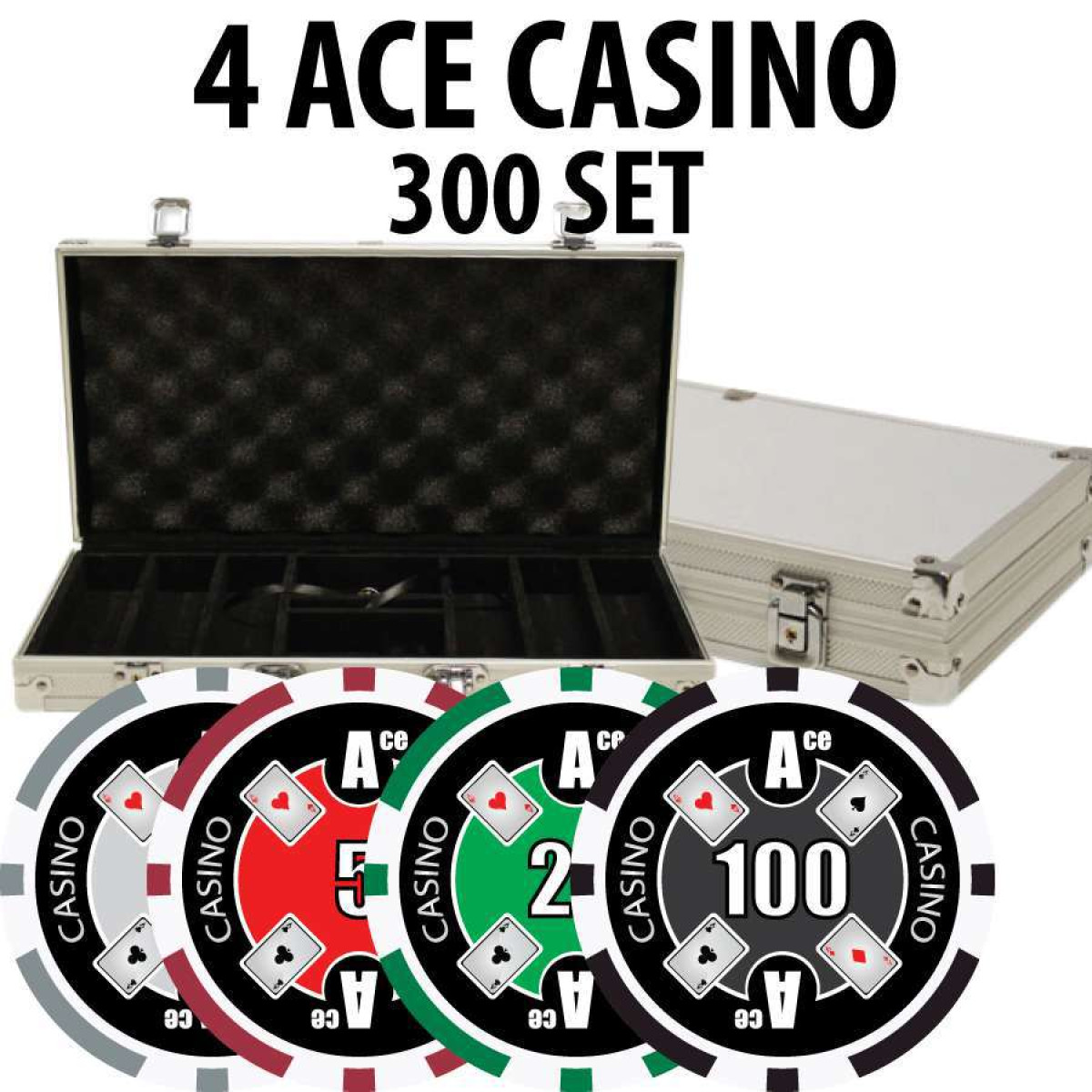 Casino Ace 14 gram poker chip set
