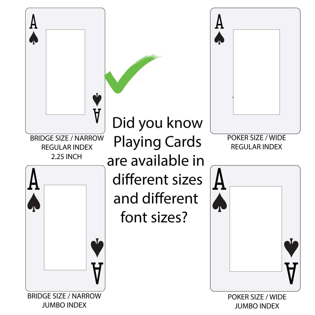 standard index card size