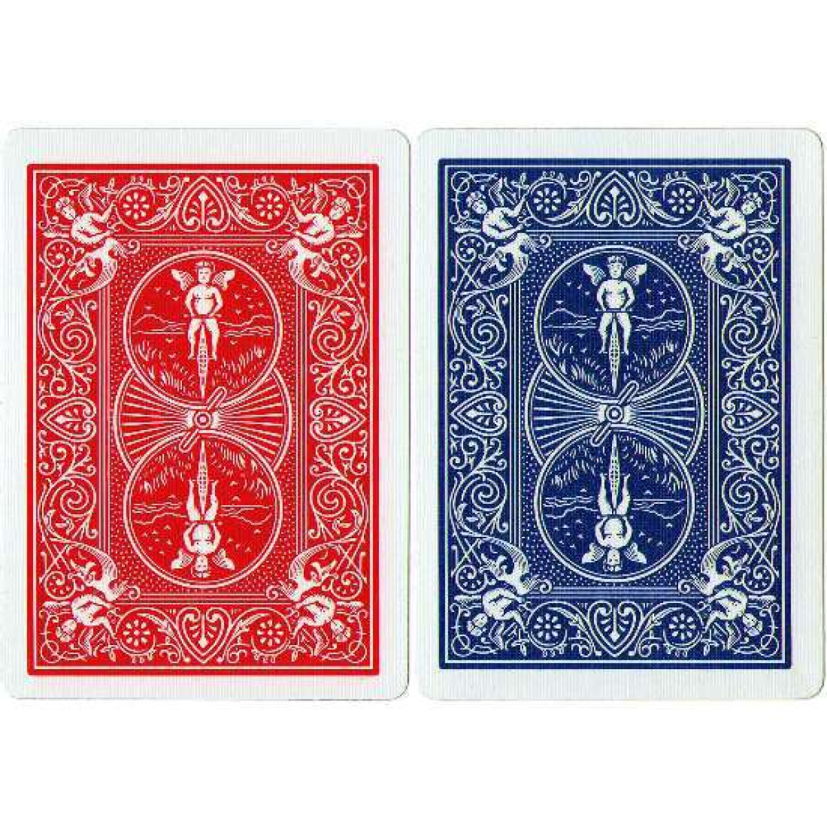 Bicycle Standard Poker Size Playing Card Deck, 4-Pack