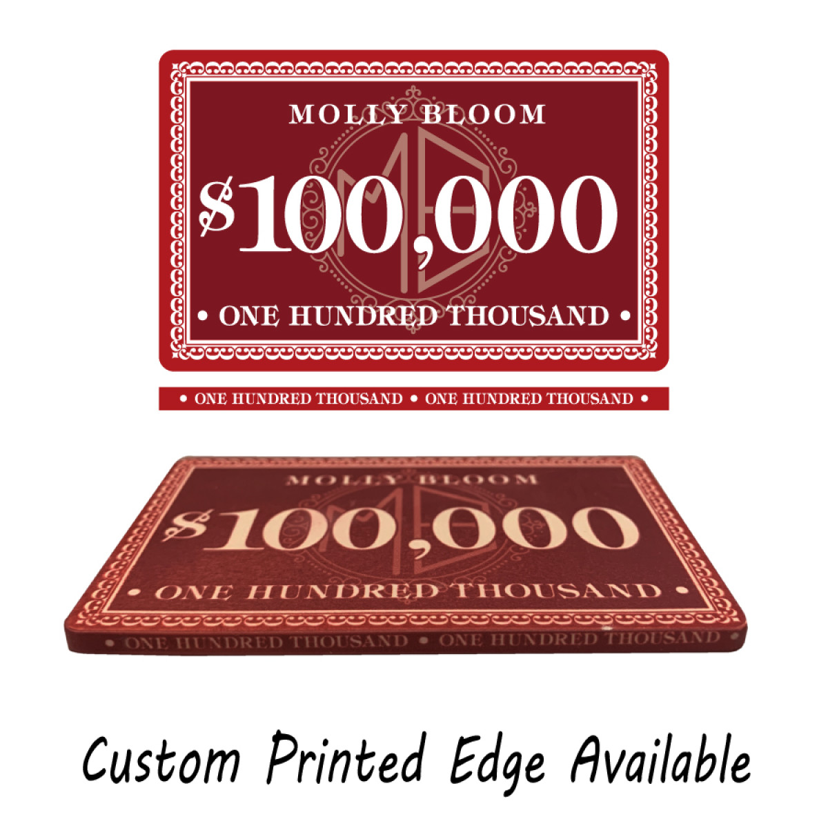 Custom Ceramic Poker Chip Plaques Straight Poker Supplies