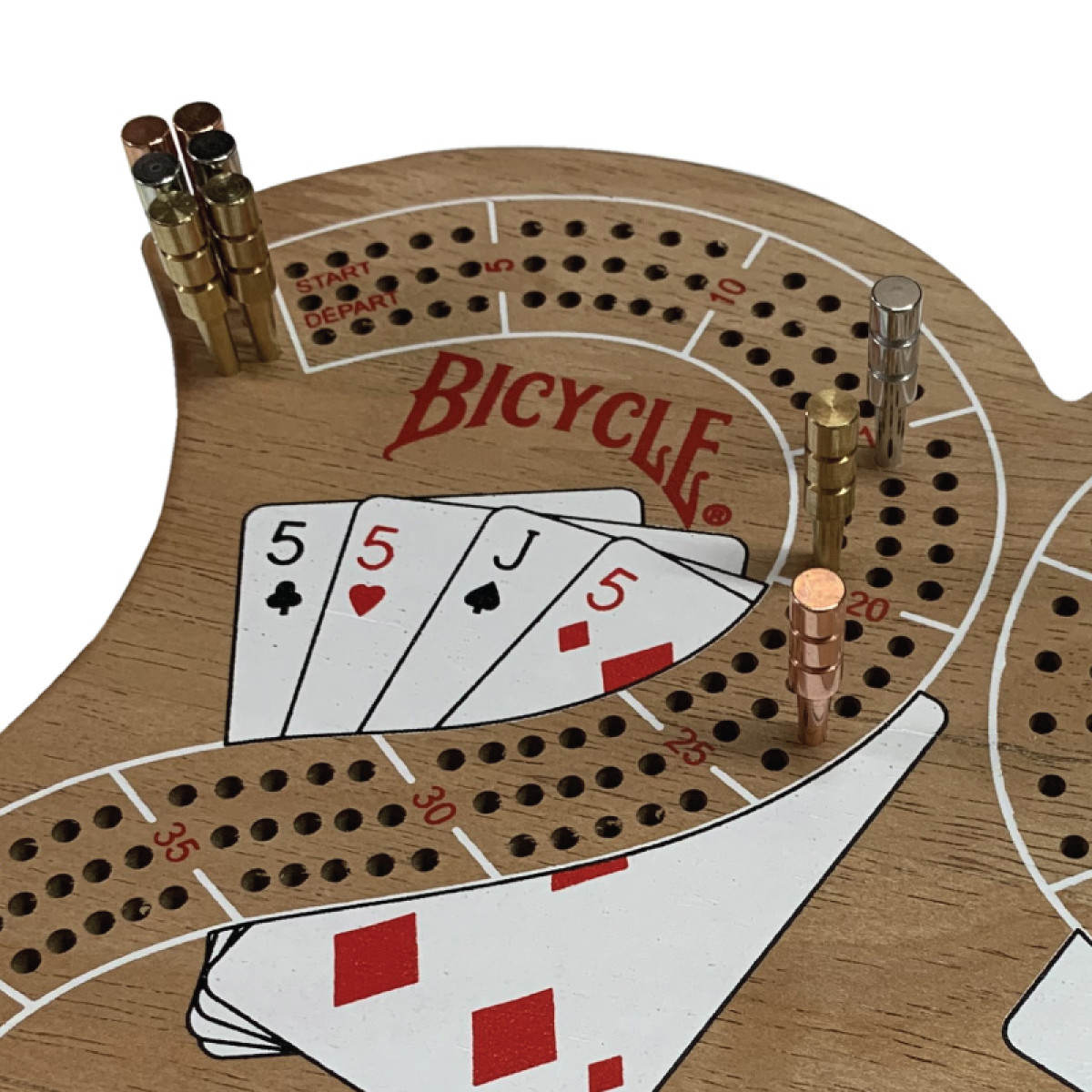 Metal Cribbage Peg with Square Top