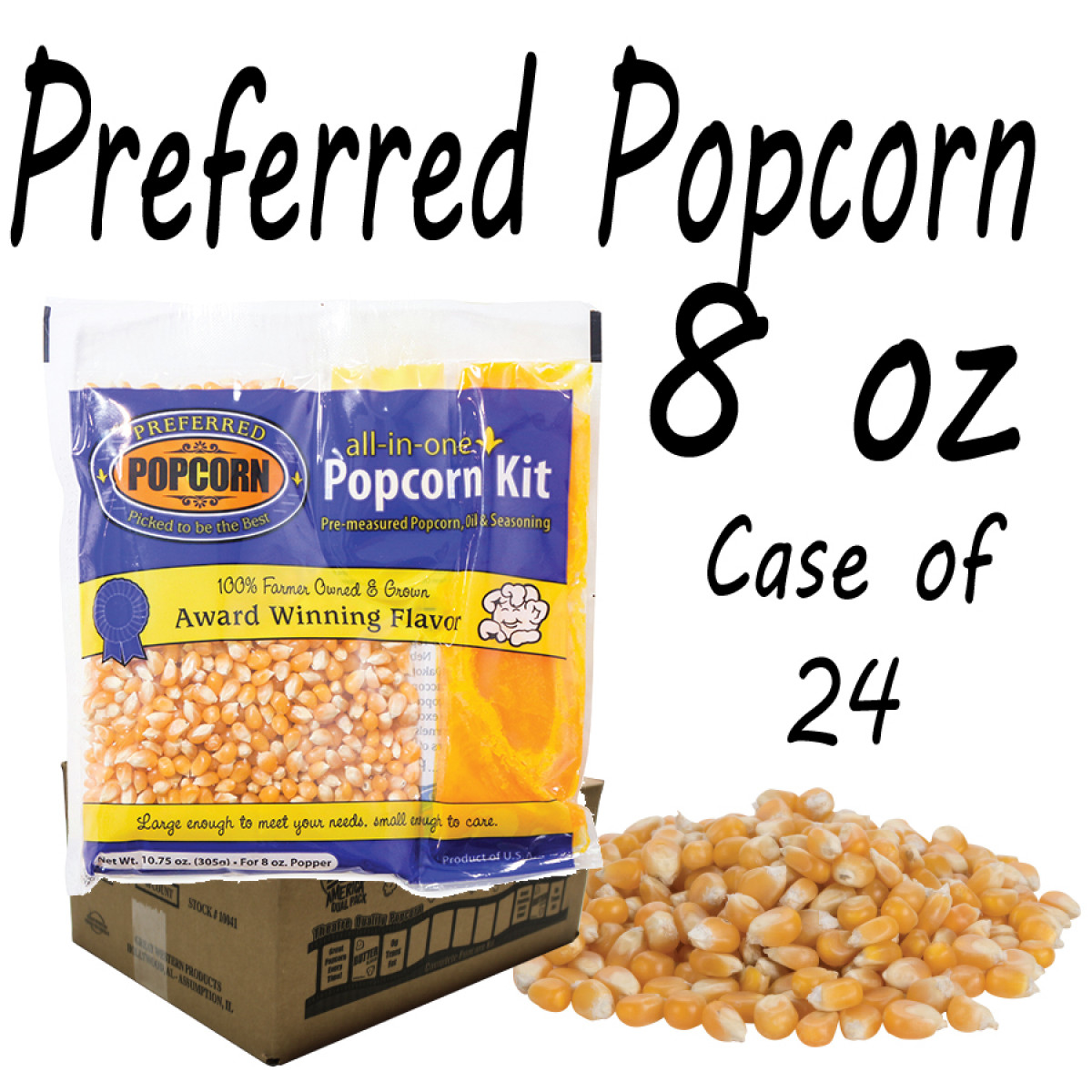 Popcorn Packets 10.75oz Butter Flavored