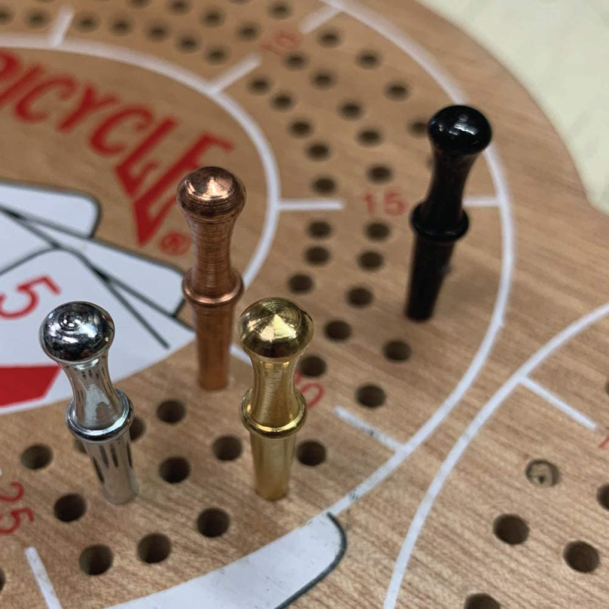 Details about   36 Pieces Metal Cribbage Pegs Cribbage Board Pegs Fit 1/8 Holes with Drawstring 