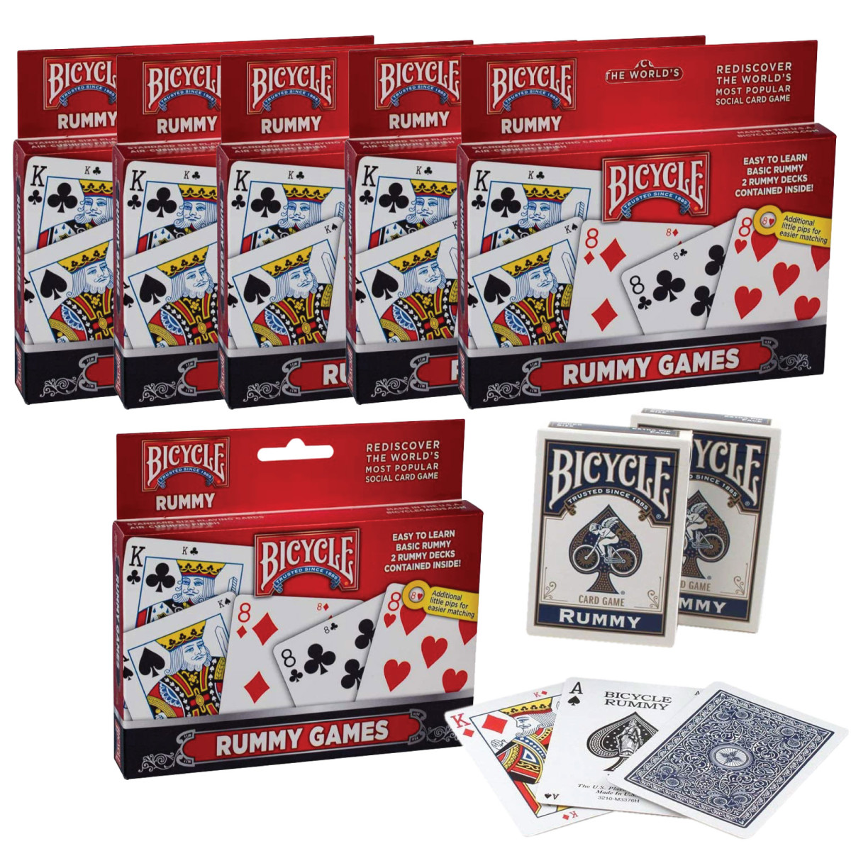 Bicycle rummy shop playing cards
