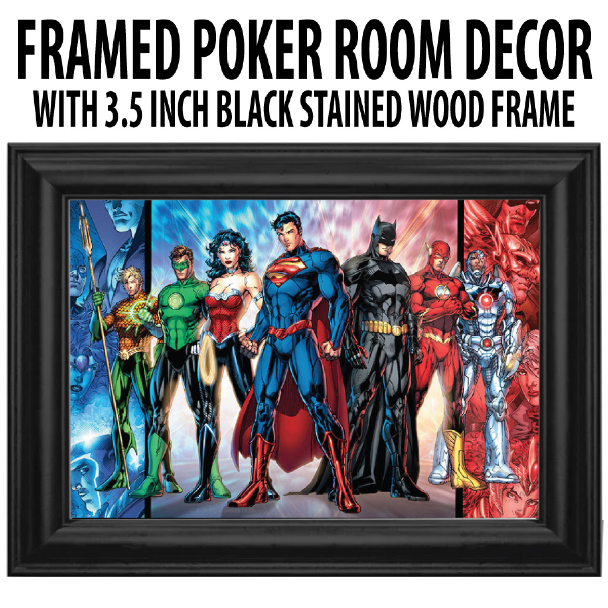 Game Room Decor | Justice League | Superman Wonder Woman Batman