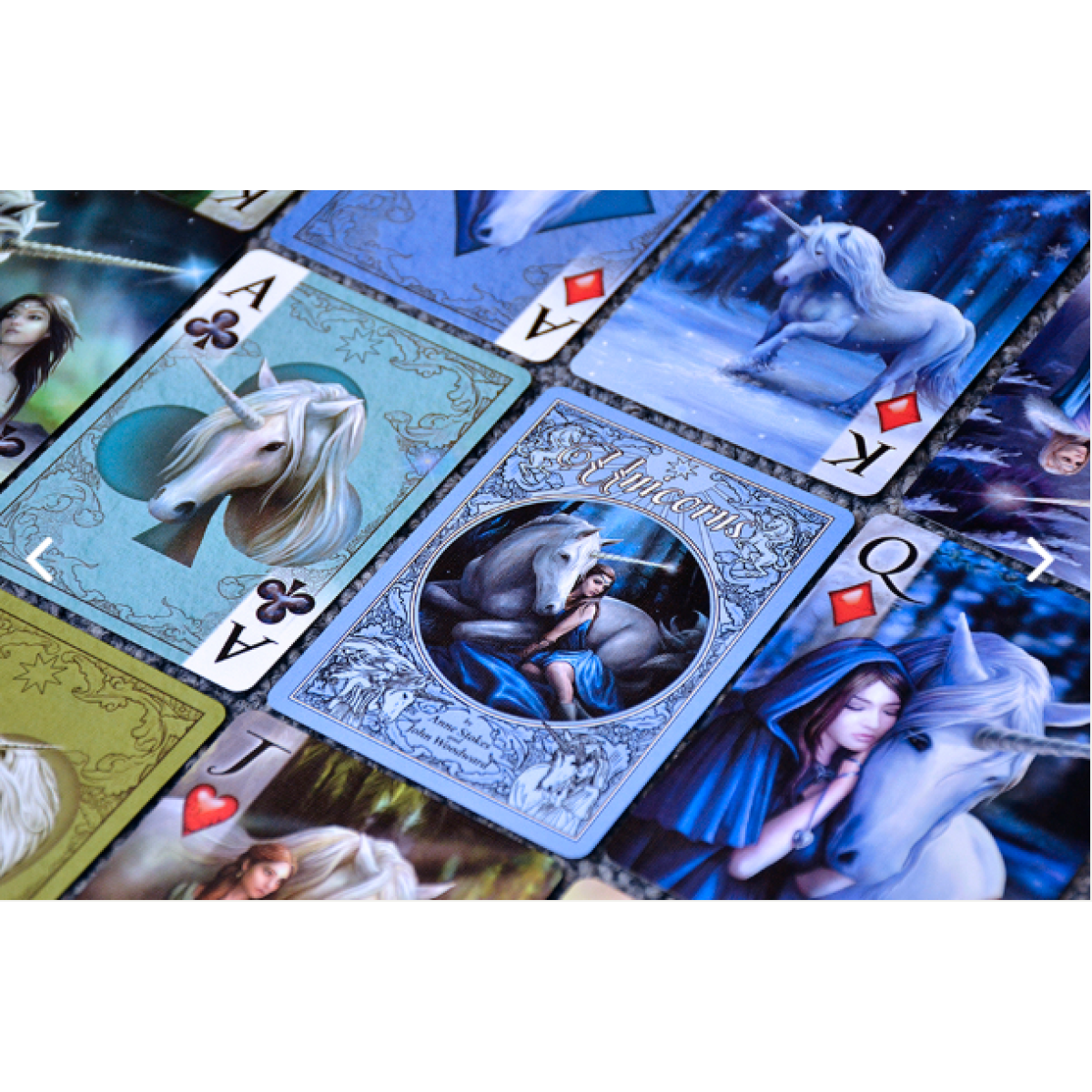 Carte Da Gioco Bicycle Con Illustrazioni Unicorno Di Anne Stokes – Mazzo Fantasy
