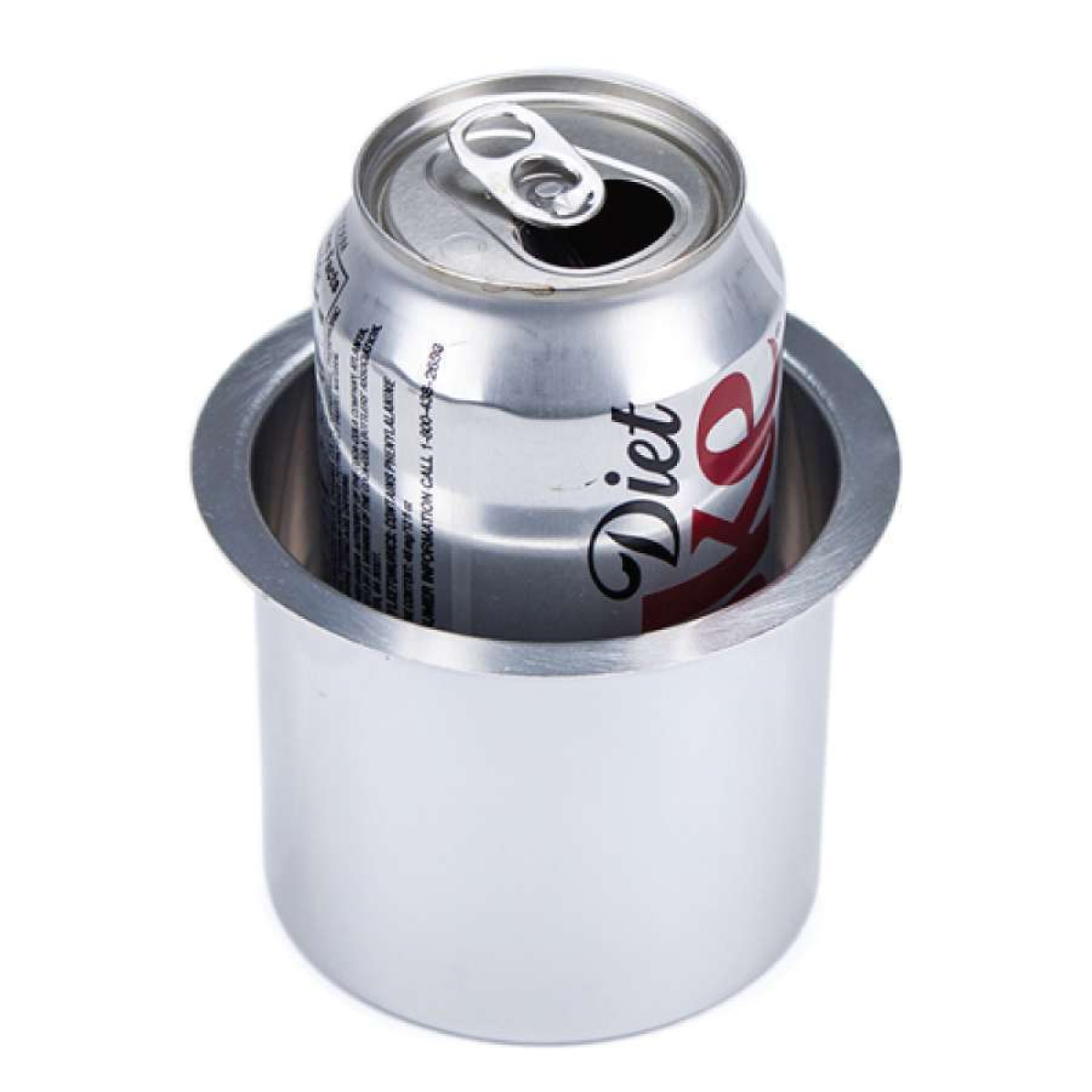 10 Ten Aluminum Cup Holders Silver for Poker Tables Item 71-0002x10 