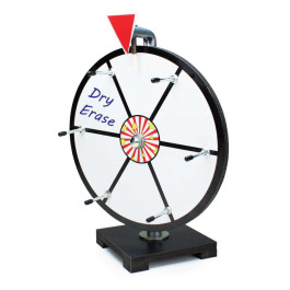 12 Inch Mini Dry Erase White Prize Wheel Entry Level 