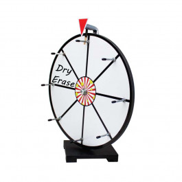 16 Inch Mini Dry Erase White Prize Wheel Entry Level 