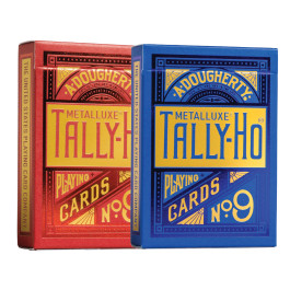 Tally-Ho Playing Cards Metalluxe 2 Deck Bundle 
