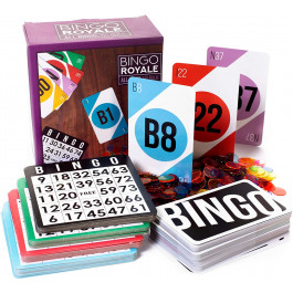Bingo Royale Bundle: 1,000 Chips, 100 Cards, and a Jumbo Deck of Calling Cards by Royal Bingo Supplies