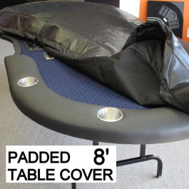 Poker Table Cover  Professional Heavy Duty Padded  Size 8 Feet
