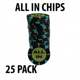 All In Poker chips Pack of 25