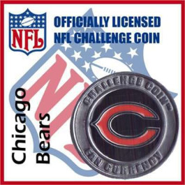 Poker Protector Card Guard Cover : NFL Chicago Bears