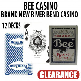 Bee Casino Playing Cards  River Bend Casino Brand New Sealed Decks 12 Blue
