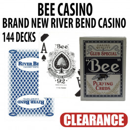 Bee Casino Playing Cards  River Bend Casino Brand New Sealed Decks 144 Blue