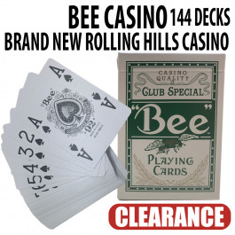 Bee Casino Playing Cards Rolling Hills Casino Brand New Sealed Decks 144 Green