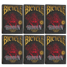 Bicycle Playing Cards 6 Deck Hidden Design Special Buy 