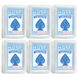 Hoyle Waterproof Plastic Playing Cards 6 Deck Special Buy 