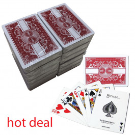100% Plastic Bicycle Prestige Playing Cards 12 Decks Red ONLY NO TUCK BOX