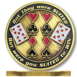 Poker Protector Card Guard Cover in Capsule :  But They Were Suited