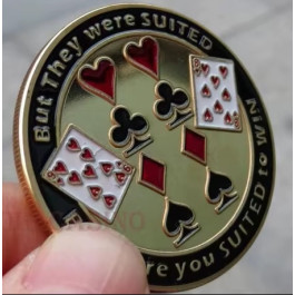 Poker Protector Card Guard Cover in Capsule :  But They Were Suited