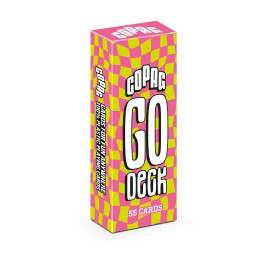 Copag Go Deck 100% Plastic Travel Playing Cards Regular Index (Chess Design)