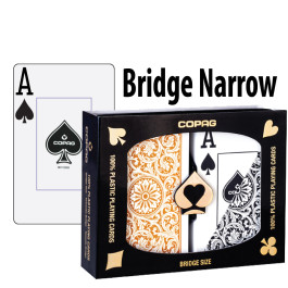 Copag Playing Cards Elite Bridge Black/Gold Jumbo Index