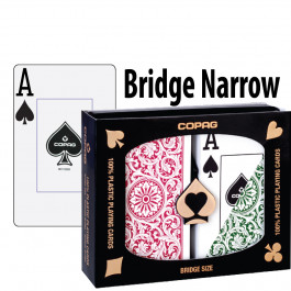 Copag Playing Cards Elite Bridge Green/Burgundy Jumbo Index