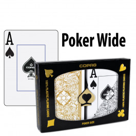 Copag Playing Cards Legacy Design Poker Black/Gold Jumbo Index