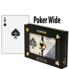 Copag Pinochle / Euchre - RB Poker Size Regular Index Double Deck 48 Cards per deck
