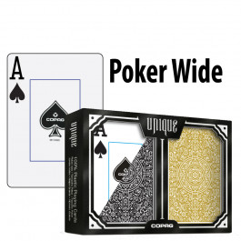 Copag Playing Cards Unique Design Poker Black/Gold Jumbo Index