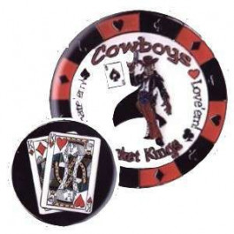 Poker Protector Card Guard Cover : K-K Cowboys