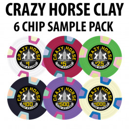 Crazy Horse Clay SAMPLE PACK 6 CHIPS