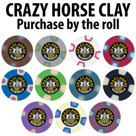 Crazy Horse Clay Poker Chips : 10g Chips : Sold by the roll