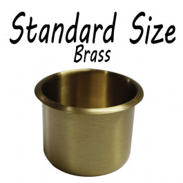 Standard size Cup Holder BRASS for Poker or Blackjack Table