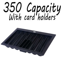 Poker Dealers Tray : 350 tray w/card holders