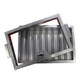 Poker Dealers Tray : 400 tray METAL w/ Cover & Lock
