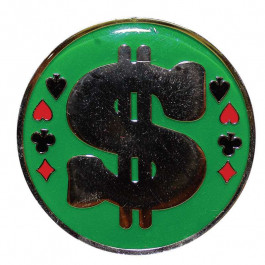 Poker Protector Card Guard Cover : Dollar Sign