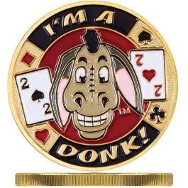 Poker Protector Card Guard Cover in Capsule :  I'm a Donk