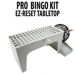 Professional Tabletop Bingo Set with ez release Kit