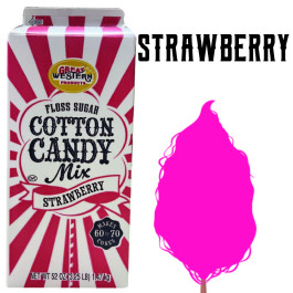 Cotton Candy Floss - Strawberry 3.25 Lbs carton 