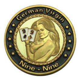 Poker Protector Card Guard Cover in Capsule :  German Virgin Nine Nine