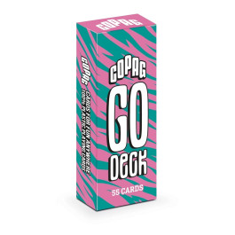 Copag Go Deck 100% Plastic Travel Playing Cards Regular Index (Tiger Design)