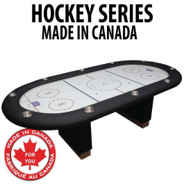 Hockey Themed : Manhattan Poker Table with Dye Sub Cloth