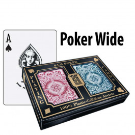 Kem Playing Cards Arrow Poker Wide Regular Red/Blue