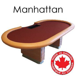 Custom Built Poker Table : Manhattan Table