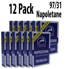 12 PACK Italian Regional Playing Cards : Modiano Napoletane 97/31 